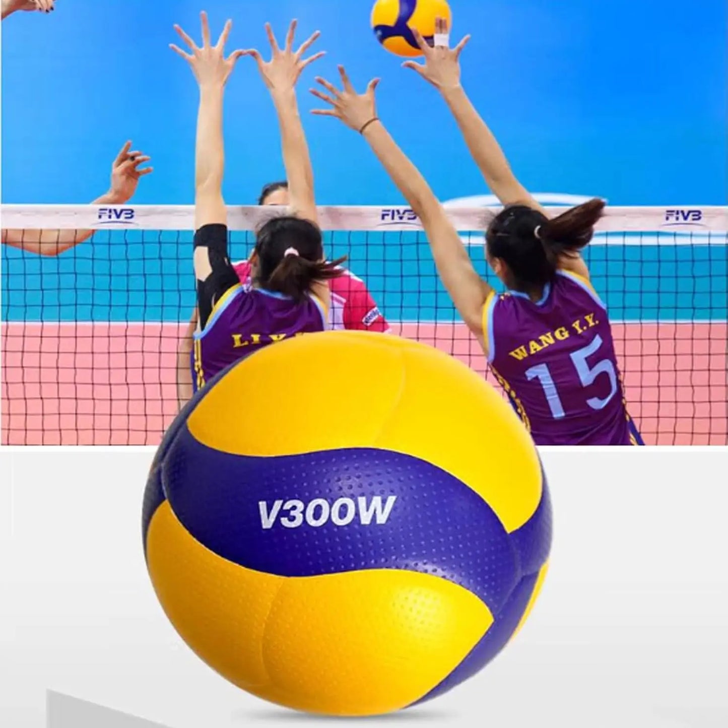 Beach Volleyball Official Durable Stitching Volleyball Indoor Outdoor Volley Ball for Teen and Adult