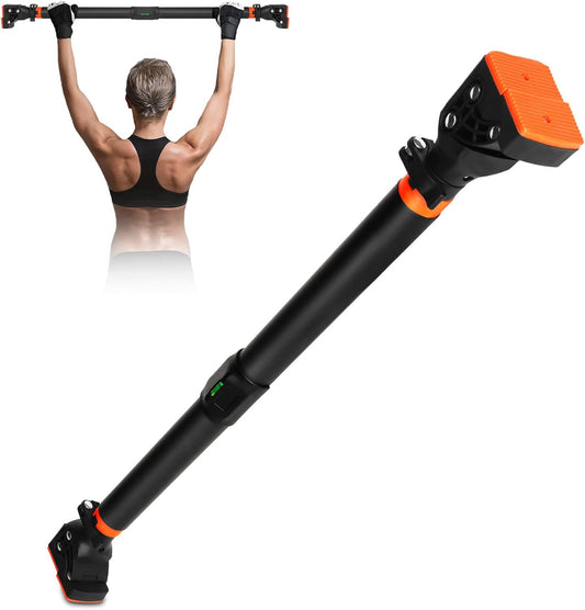 Klimmzugstange Für Türrahmen Ohne Schrauben Mit Innovativer Gewindesperre Für Sicheren Halt – 72-110Cm Pull up Bar Mit Tragfähigkeit Für Bis Zu 200 Kg Für Oberkörper Workout Heimtraining